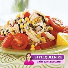 Крабовый салат с кукурузой