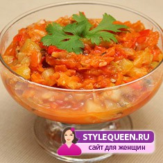 Зимние заготовки из баклажанов и кабачков