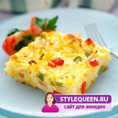 Омлет в мультиварке: рецепт с овощами Омлет в мультиварке: рецепт с овощами