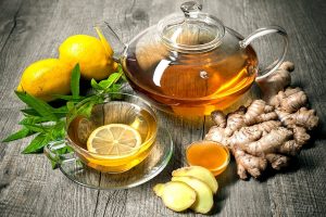 Имбирь, лимон и мед