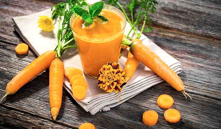 Сок моркови входит в состав лечения тахикардии